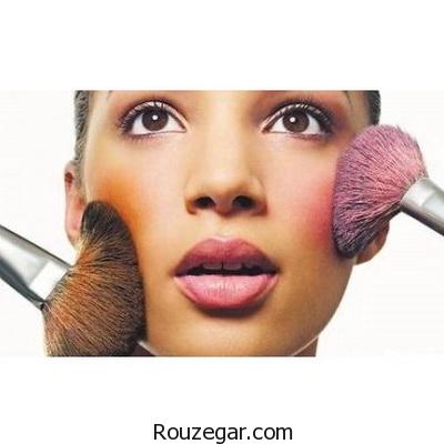 ‎آموزش استفاده از رژ گونه برای هر فرم صورت