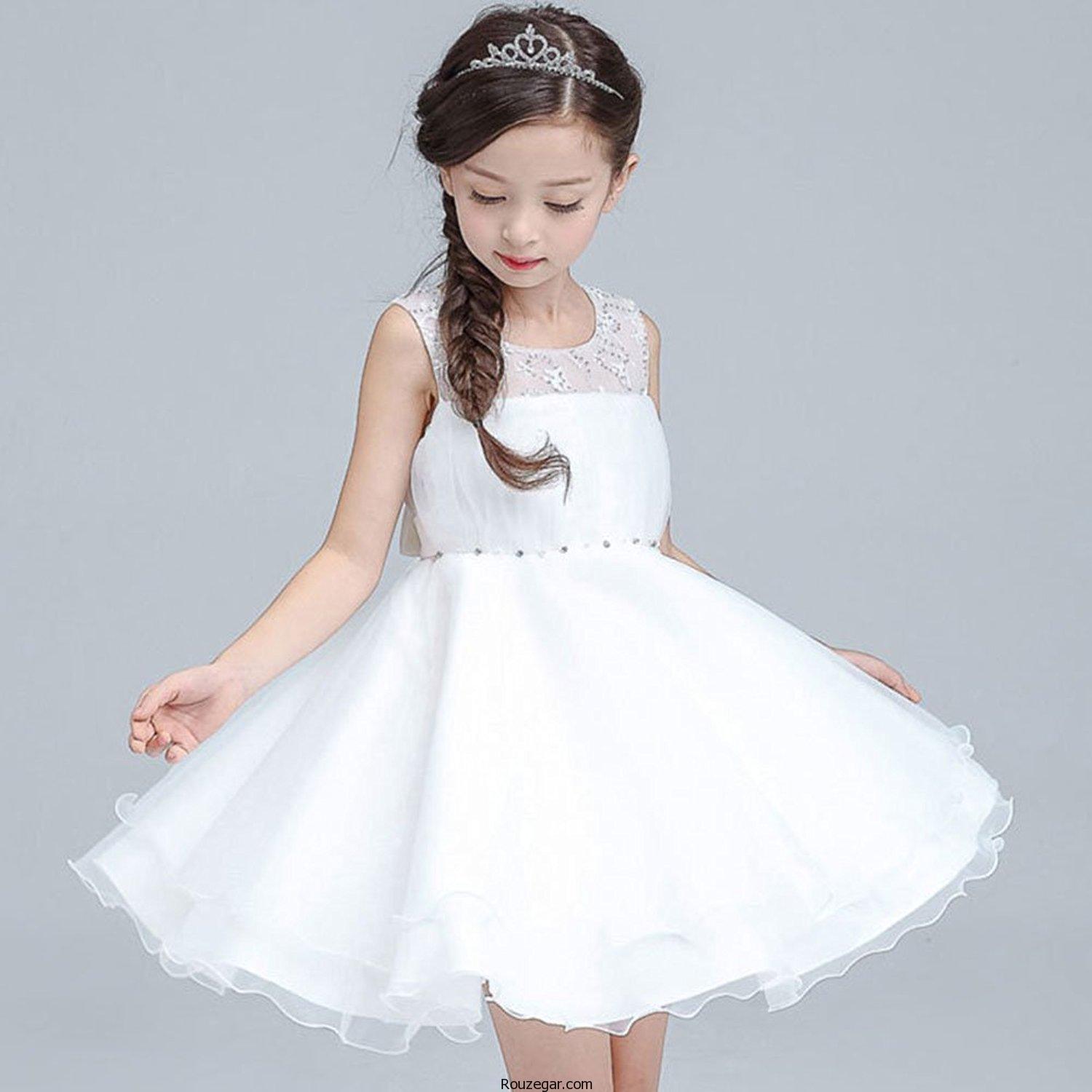 Белое платье для девочки на выпускной