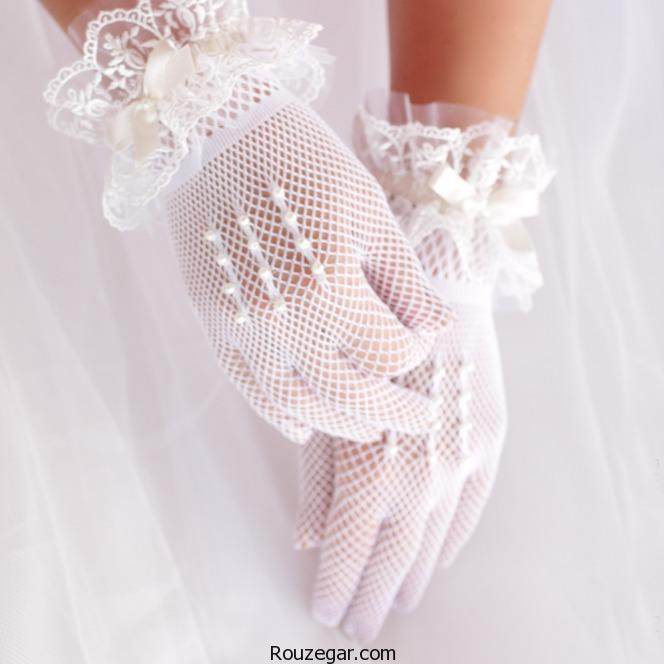 دستکش عروس | گالری جدیدترین و زیباترین مدل دستکش عروس مد سال 96-2017