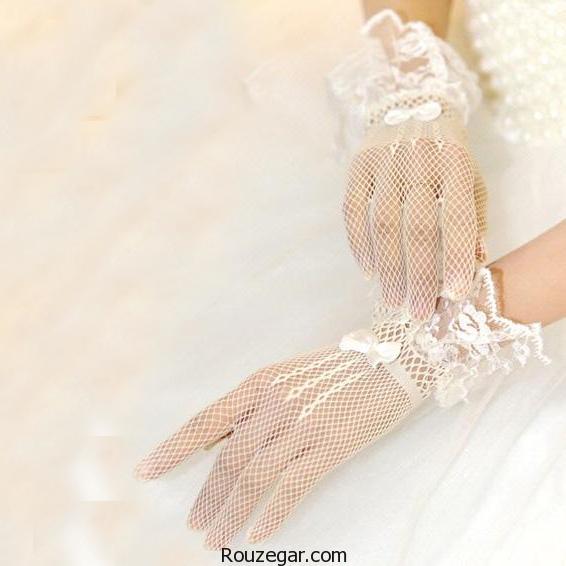 دستکش عروس | گالری جدیدترین و زیباترین مدل دستکش عروس مد سال 96-2017