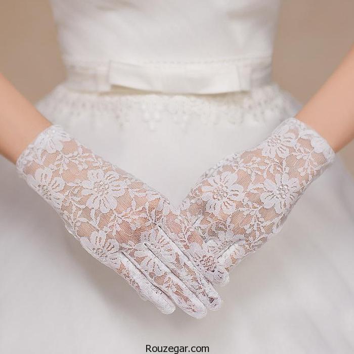 دستکش عروس | گالری جدیدترین و زیباترین مدل دستکش عروس مد سال 96-2017