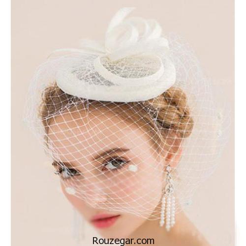مدل کلاه عروس | گلچینی از شیک ترین و زیباترین مدل کلاه توری و گلدار عروس 96-2017