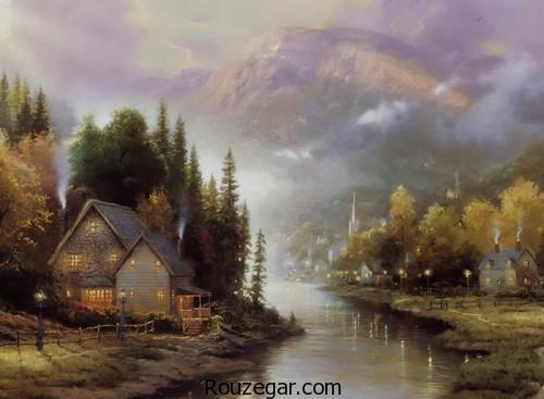 آثارنقاشی  توماس کینکد، نقاشی های توماس کینکد، آثار زیبای توماس کینکد