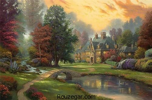 آثارنقاشی  توماس کینکد، نقاشی های توماس کینکد، آثار زیبای توماس کینکد