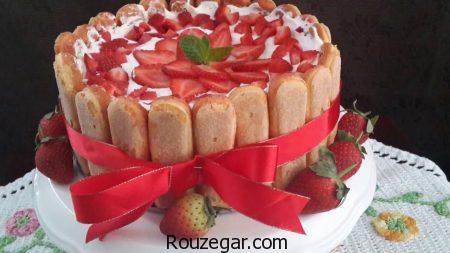 طرز تهیه شارلوت ،آموزش طرز تهیه شارلوت شکلاتی