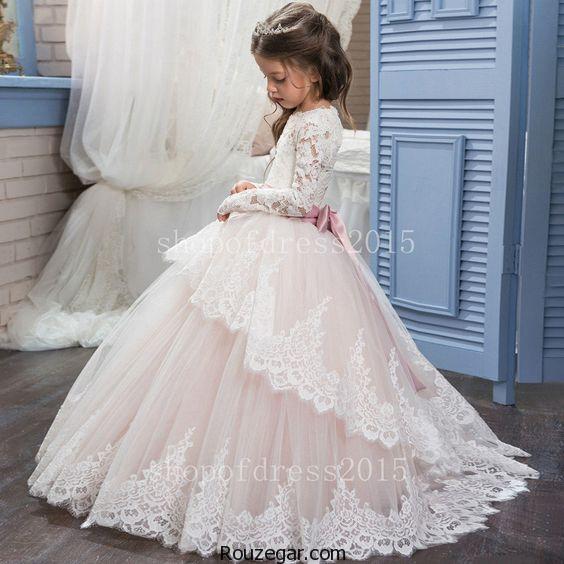 لباس عروس بچه گانه ، لباس عروس بچه گانه دخترانه، لباس عروس بچه گانه 2018