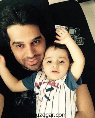 عکس سلفی جذاب حمید عسکری و پسرش کارن