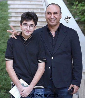 حمید فرخ نژاد و پسرش در جشن منتقدان سینما ,حمید فرخ نژاد,حمید فرخ نژاد و پسرش