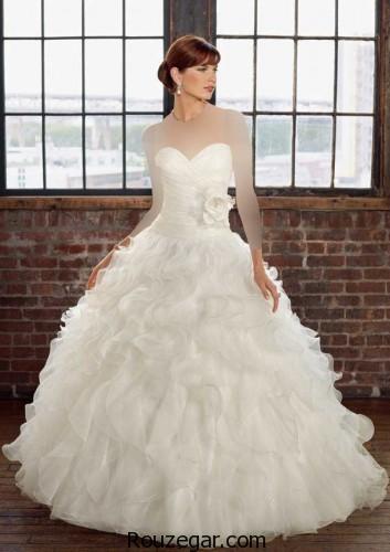 لباس عروس پفی ، لباس عروس پفی 2018