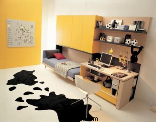 دکوراسیون اتاق خواب زرد