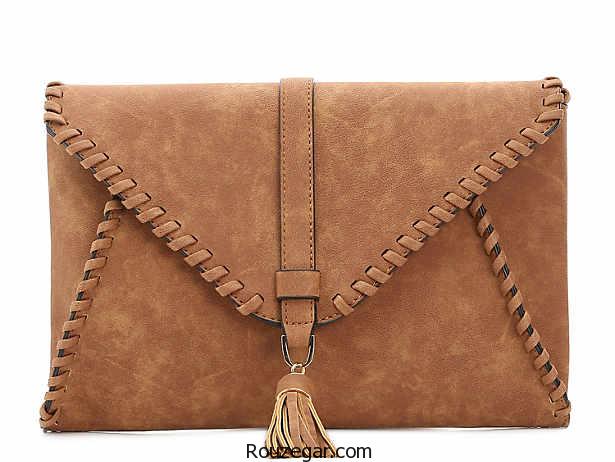  کیف مجلسی چرم دست دوز، کیف مجلسی چرمی، کیف مجلسی زنانه 