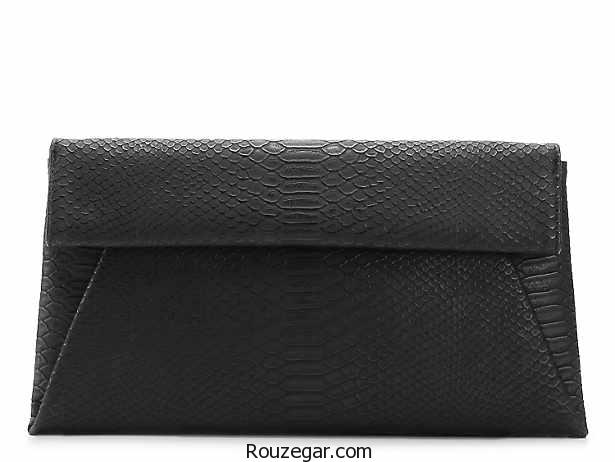  کیف مجلسی چرم دست دوز، کیف مجلسی چرمی، کیف مجلسی زنانه 