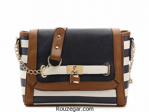  کیف مجلسی چرم دست دوز، کیف مجلسی چرمی، کیف مجلسی زنانه 