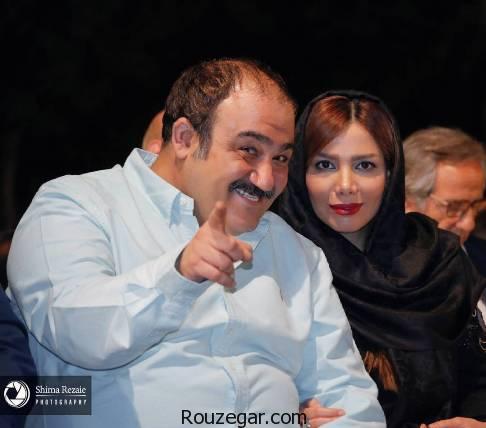 عکس مهران غفوریان و همسرش در جشن خانه سینما