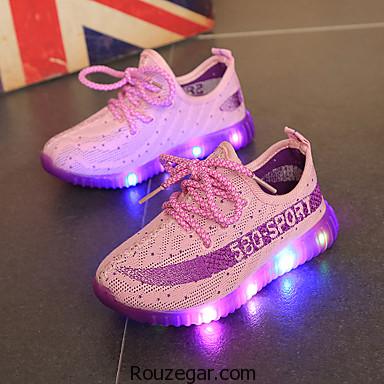 کفش چراغ دار LED، کتونی چراغ دار LED، کفش چراغ دار LED بچه گانه