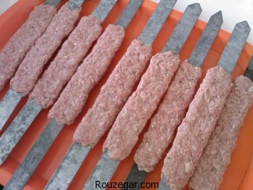 افزایش چسبندگی کباب کوبیده,جلوگیری از ریختن کباب کوبیده,دلیل سفت شدن کباب کوبیده