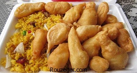  جوجه چینی,طرز تهیه جوجه چینی پف دار,آموزش جوجه چینی با سیخ چوبی 