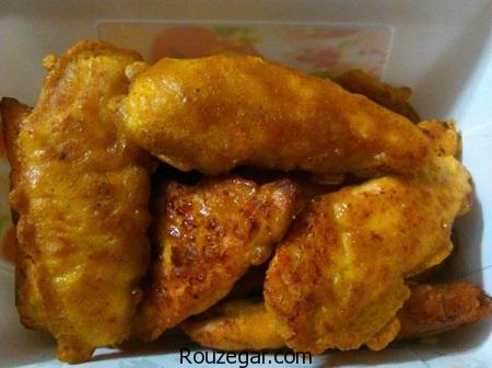  جوجه چینی,طرز تهیه جوجه چینی پف دار,آموزش جوجه چینی با سیخ چوبی 