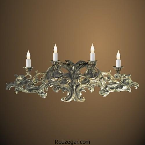 چراغ دیواری کلاسیک، چراغ دیواری کلاسیک 3D، چراغ دیواری کلاسیک 2018