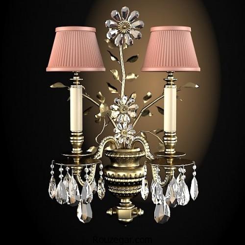 چراغ دیواری کلاسیک، چراغ دیواری کلاسیک 3D، چراغ دیواری کلاسیک 2018