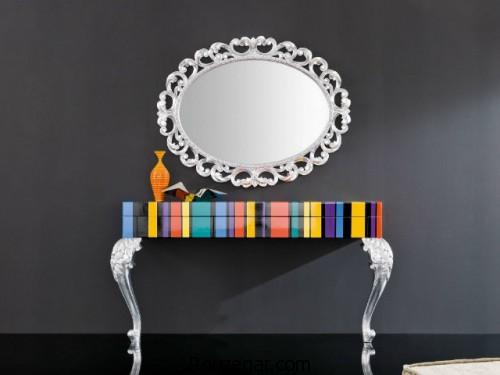 میز کنسول و آینه مدرن، مدل میز کنسول و آینه مدرن