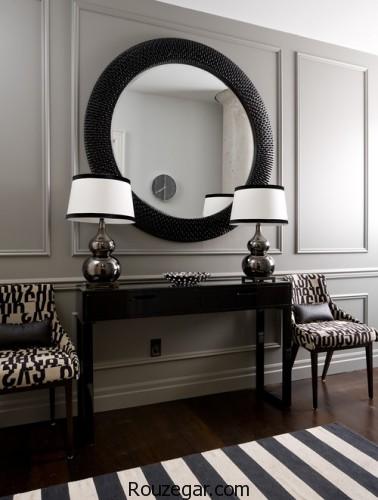 میز کنسول و آینه مدرن، مدل میز کنسول و آینه مدرن