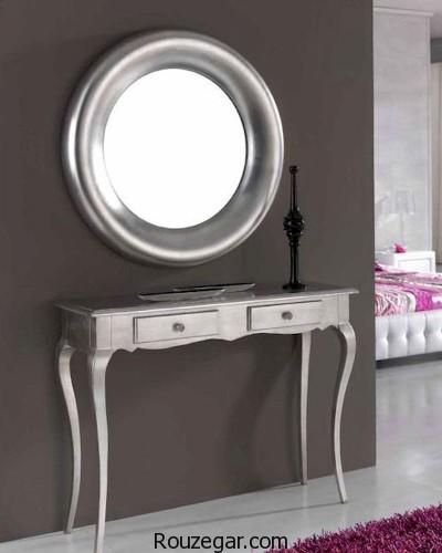 میز کنسول و آینه مدرن، مدل میز کنسول و آینه مدرن