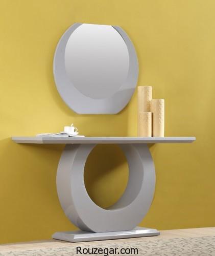 میز کنسول و آینه مدرن، مدل میز کنسول و آینه مدرن