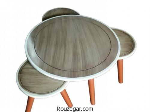 میز عسلی چوبی، میز عسلی چوبی تاشو