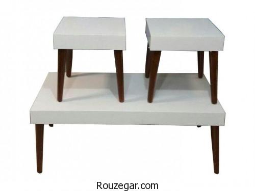 میز عسلی چوبی، میز عسلی چوبی تاشو