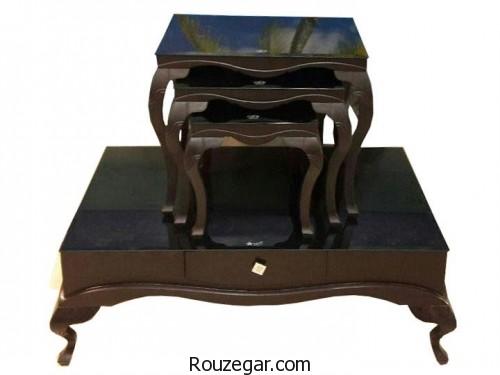 میز عسلی چوبی، میز عسلی چوبی تاشو