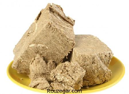 حلوا شکری,طرز تهیه حلوا شکری خانگی,حلوا شکری با مغز پسته