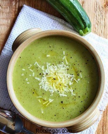 سوپ کدو,طرز تهیه سوپ کدو سبز رژیمی,آموزش سوپ کدو حلوایی با خامه