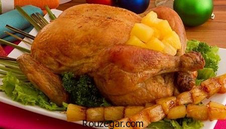 مرغ کنتاکی,طرز تهیه مرغ کنتاکی خانگی,آموزش مرغ کنتاکی با سس مخصوص