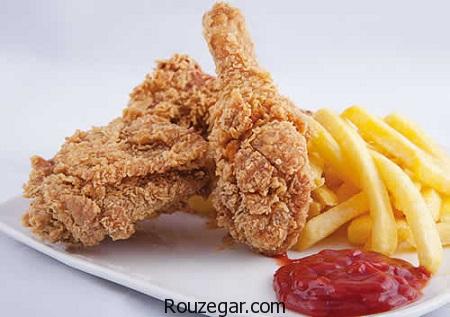 مرغ سوخاری,آموزش مرغ سوخاری پفکی,طرز تهیه مرغ سوخاری در فر