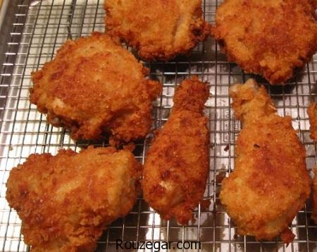 مرغ سوخاری,آموزش مرغ سوخاری پفکی,طرز تهیه مرغ سوخاری در فر