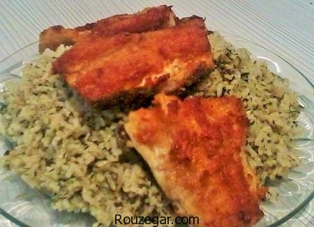 ماهی پلو,طرز تهیه ماهی پلو جنوبی,آموزش ماهی پلو خوشمزه