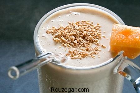 شیر طالبی,طرز تهیه شیر طالبی خوشمزه,آموزش شیر طالبی بستنی