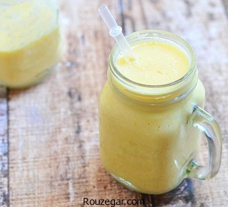 شیر طالبی,طرز تهیه شیر طالبی خوشمزه,آموزش شیر طالبی بستنی