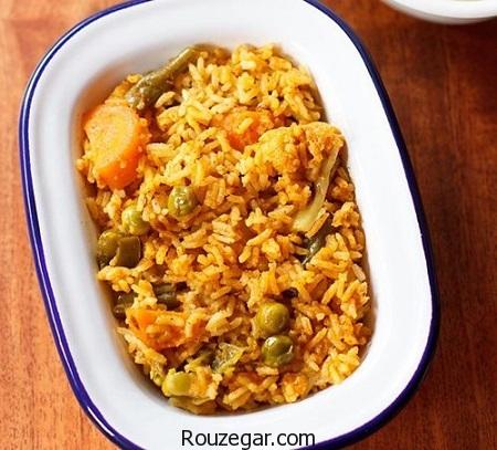 بریانی هندی,طرز تهیه بریانی هندی خوشمزه,آموزش بریانی هندی مجلسی