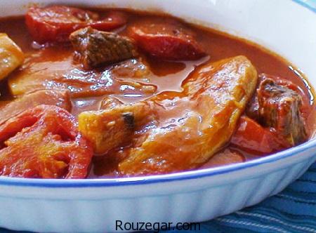  خورش بادمجان,طرز تهیه خورش بادمجان خوشمزه,آموزش خورش بادمجان با گوشت 