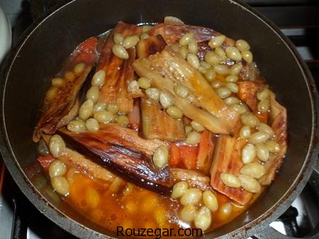  خورش بادمجان,طرز تهیه خورش بادمجان خوشمزه,آموزش خورش بادمجان با گوشت 