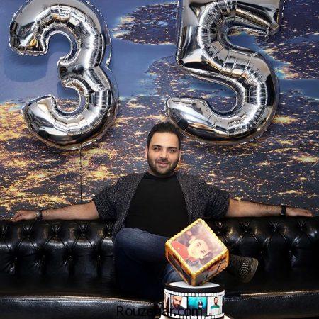 جشن تولد 35 سالگی احسان علیخانی مجری معروف