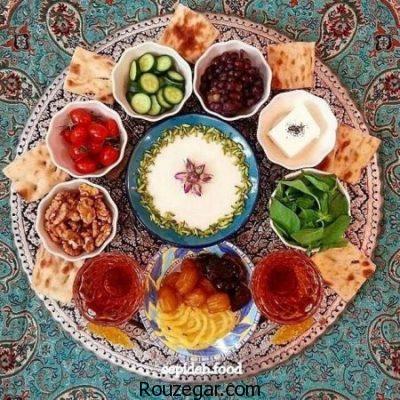 تزیین غذا ،تزیین غذای ایرانی،  تزیین غذای مجلسی ایرانی