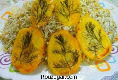 تزیین غذا ،تزیین غذای ایرانی،  تزیین غذای مجلسی ایرانی