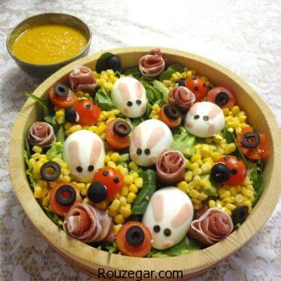 تزیین غذا ،تزیین غذای ایرانی،  تزیین غذای مجلسی ایرانی