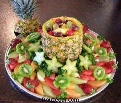 تزیین غذا ،تزیین غذای ایرانی،  تزیین غذای مجلسی ایرانی