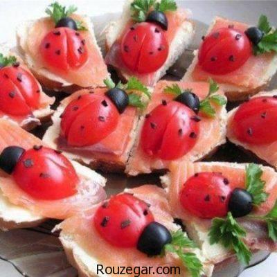 تزیین غذا ،تزیین غذای ایرانی،  تزیین غذای مجلسی ایرانی