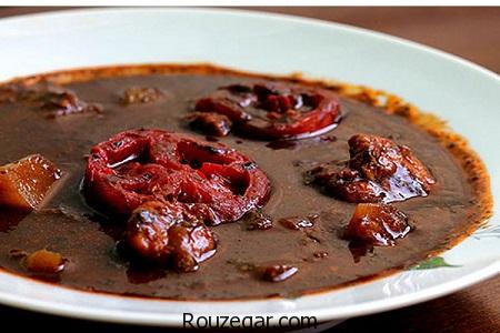 قلیه میگو,طرز تهیه قلیه میگو خوزستانی,آموزش قلیه میگو با رب انار
