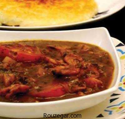قلیه میگو,طرز تهیه قلیه میگو خوزستانی,آموزش قلیه میگو با رب انار